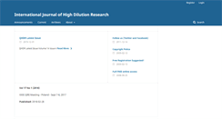 Desktop Screenshot of highdilution.org